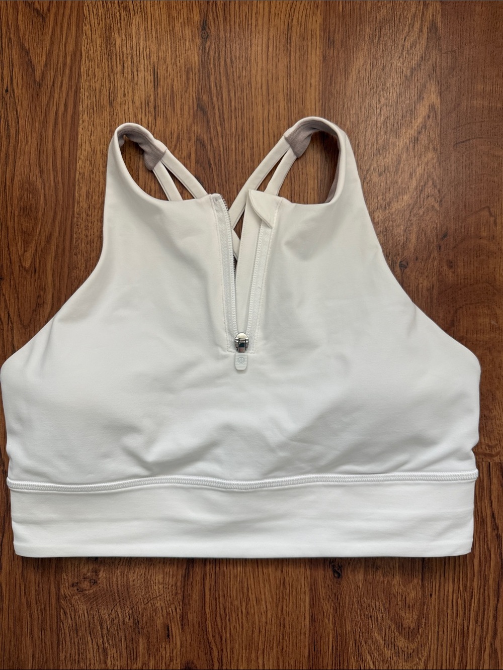 Lululemon High Neck Longline Energy Bra with Front Zipper Size 8
